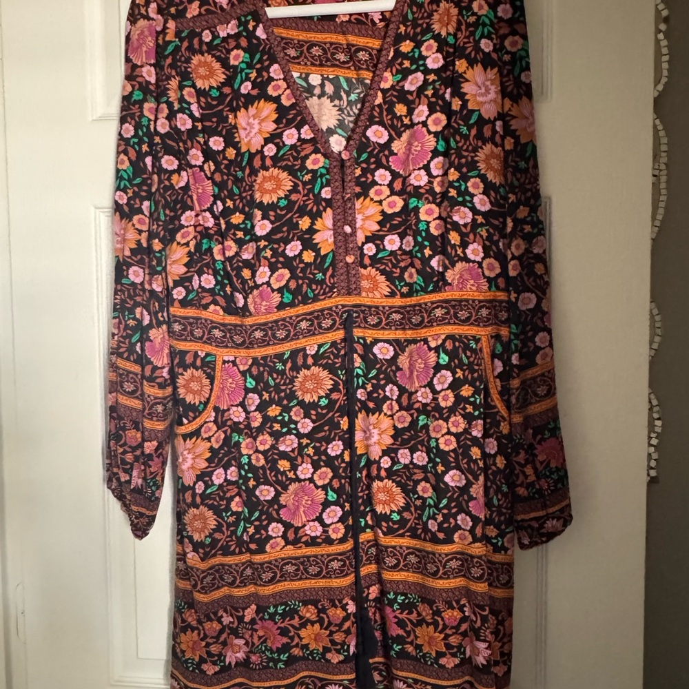 Spell Floral V-Neck Dress